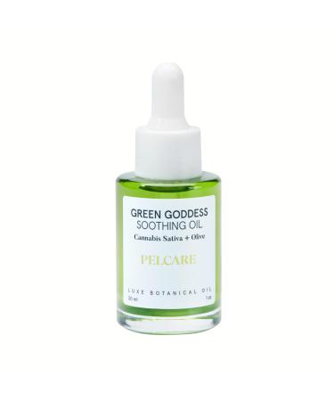 Green Goddess Hydrating Quick Absorbing Facial Oil for Dry or Blemish Prone Skin (30 ml | 1oz)