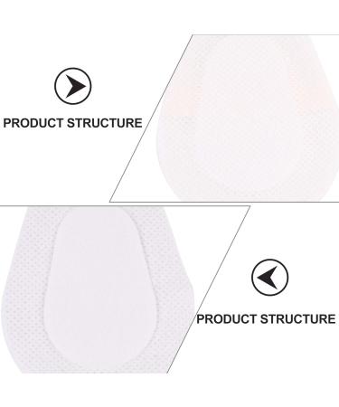 Buy 6 Pairs Oval Eye Patch Masks | Non-Woven Eye Pads for Sleep & Care | White Nursing Pads 9x7cm - International Shipping Available - Buy Online on GoSupps.com