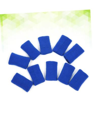 FOMIYES 10 Pack Finger Braces & Thumb Protectors - Medium Blue Sports Sleeves for Basketball Optimal Comfort & Support - International Shipping Available - Buy Online on GoSupps.com