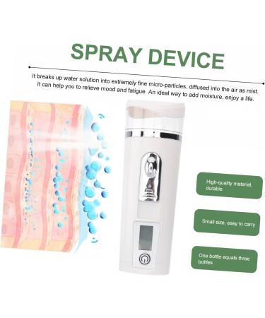 Hemoton 2pcs Hydrating Instrument Moisturizing Beauty Instruments Mini Face Humidifier Steamer White Abs - Buy Online on GoSupps.com