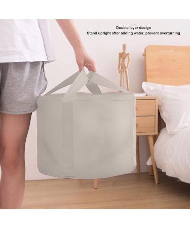 Collapsible Foot Bath Basin Foot Bath Basin Portable Foot Soak Tub Feet Soaking Bucket Foldable Bucket Foot Soaking Bag Foot Spa Bucket for Outdoor Travel Camping (Beige) - Buy Online on GoSupps.com
