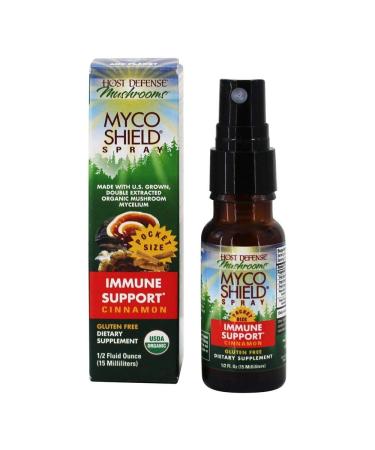 MycoShield Spray Cinnamon Fungi Perfecti/Host Defense 0.5 fl oz Liquid