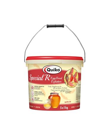 Quiko Special R Egg Food 5Kg - concentrated and rearing food for all red-ground bird species 5 kg (1 pack)