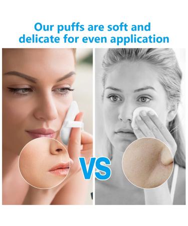 Ainiv Triangle Makeup Powder Quaste - 12 Colorful Reusable Face Sponges & Puffs for Loose Powder & Foundation - Washable Wet/Dry Makeup Tools - Buy Online on GoSupps.com