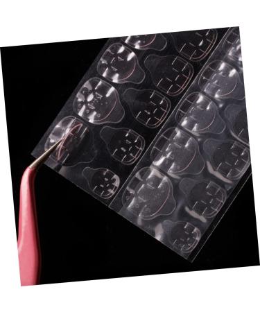 Healeved 20 Sheets Nail Art Double Sided Tape Diy Nail Stickers Fake Nails Double-sided Adhesive Stickers Transparent Pink Nail Stickers Nail Art Stickers Glue Nail Sticker Nail Art Supply - Buy Online on GoSupps.com