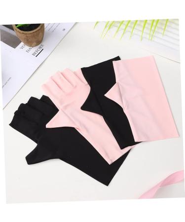 Healeved 12 Pairs Nail Gloves Gel Manicure Gloves Ladies Gloves Nail Nail Salon Gloves Manicure Gloves Protection Fingerless Gloves Protection Nail Art Uv Gloves Uv Rays Gloves - Buy Online on GoSupps.com