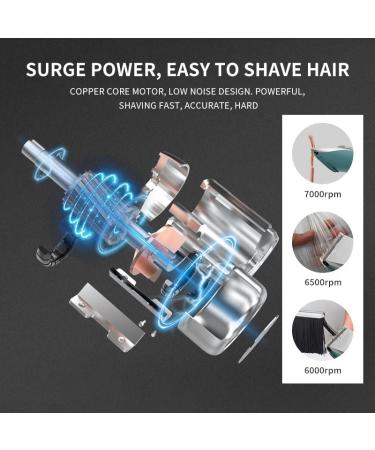Professional Wireless Hair Clippers - USB Rechargeable Electric Hair Salon Trimmer D2 | Fast International Shipping - Buy Online on GoSupps.com