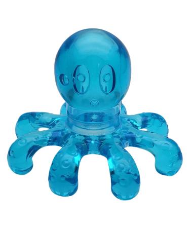 Head massager for relaxation of the scalp octopus head massager Handheld |Head massager scalp massage hairwuc portable hair care for relieving headaches and stress blue