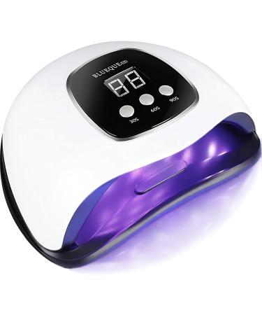 UV LED Nail Lamps for Gel Nail Polish 48W Fast Nail Dryer with Automatic Sensor 3 Timers Auto Sensor LED Digital Display USB Plug UV LED Nail Lamp for Fingernail and Toenail