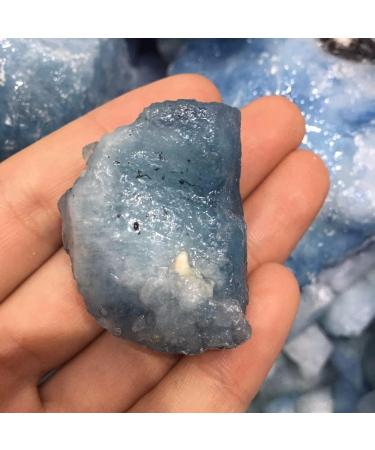 Natural raw Aquamarine Quartz Crystal Rough Rock Gem Natural Gems and Minerals s - Buy Online on GoSupps.com