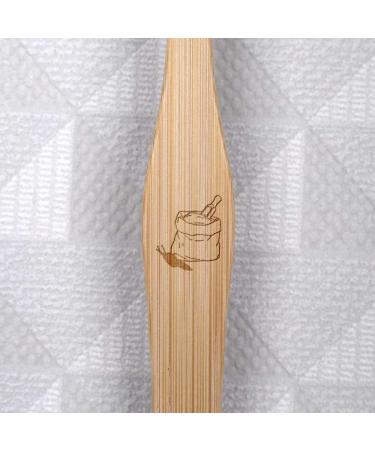 Buy Azeeda Flour Sack Bamboo Toothbrush | Eco-Friendly Sustainable Dental Care | International Shipping Available - Buy Online on GoSupps.com