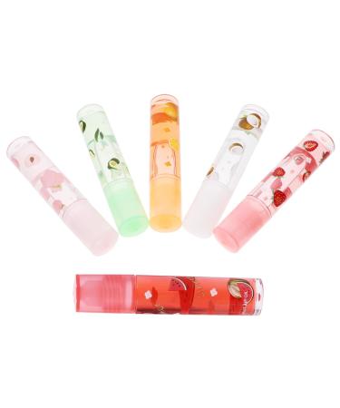 Gatuida 6pi ces Soin Hydratant L vres Saveur Fruit e Transparent Set Portable Pour Filles Et Femmes Teintes Nourrissantes Et L g res