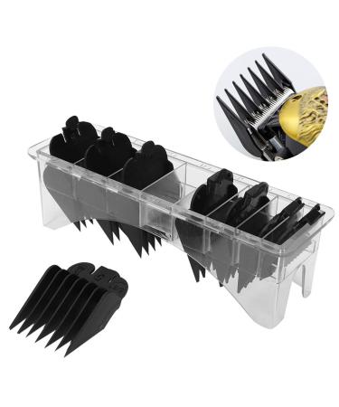 8pcs Professional Hair Clip Comb Guide Set | Hair Clipper Accessories for Salon Hairstyling | Limit Combs for Hairdressing - Buy Online on GoSupps.com