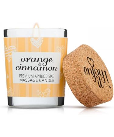 Buy 70ml Orange & Cinnamon Massage Candle - MAGNETIFICO Enjoy It! | International Shipping Available - Buy Online on GoSupps.com