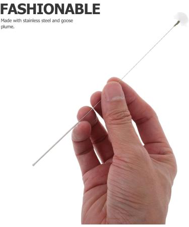 Beaupretty 10pcs Silver Needle Goose Ear Cleaner Stick Earwax Removal Tool for Boys and Girls and Adults Portable Ear Hair Remover Multipurpose - Buy Online on GoSupps.com