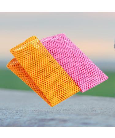 6PCS Dish Washing Net Cloths Dish Washing Sponges Dish Scrubber Dish Cloth Dual Sided Scrubber Pads Household Scrubber for Kitchen Kitchenware (Color : As Shown Size : 29CM) 29CM As Shown - Buy Online on GoSupps.com