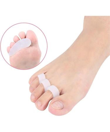 Buy Hammer Toe Corrector & Cushion | Soft Gel Toe Spreader & Separator - Reduce Pain & Prevent Hallux Valgus (4 Pack) - Buy Online on GoSupps.com
