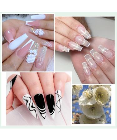 MIZHSE 10ml Gel Liner Nail Art Polish - White Spider Line Drawing DIY Manicure Supplies - Buy Online on GoSupps.com