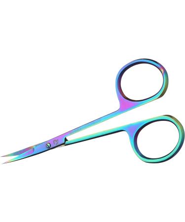 Cuticle Nail Scissors Multi Purpose Small Manicure Scissors Pedicure Finger & Toe Nail Cuticle Scissors Professional Thin toenail Scissors Eyebrow Scissors for Men and Women (Multi Colour) - Buy Online on GoSupps.com