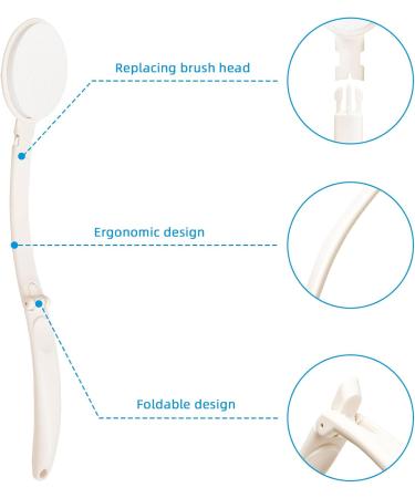 Lotion Applicator for Back Legs Feet Self Application of Sunscreen Sunless Self-Tanning Skin Cream Acne Back Applicator for Lotion for Women - Buy Online on GoSupps.com