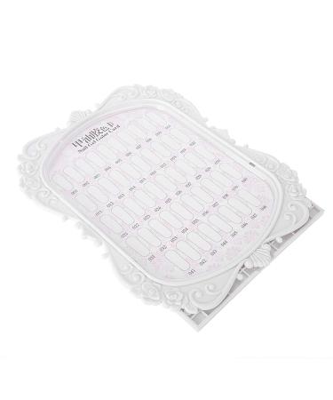 Non-Toxic Nail Polish Tips Display Rack Nail Polish Tips Display Stand Sturdy Rack Manicure Tool for Nail Drawing The Exhibition Shop Carving