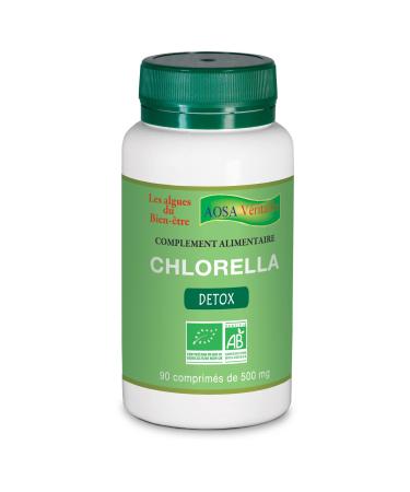 Organic Chlorella - 90 Tablets - Helps Eliminate Toxins