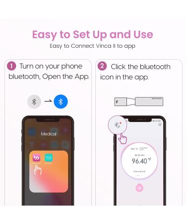 Intelligent Basal Thermometer for Ovulation & Fertility Tracking | Backlit LED Screen & App | femometer Vinca II Purple - Buy Online on GoSupps.com