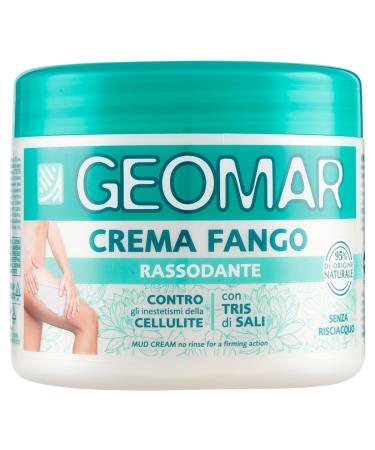 GEOMAR | Firming Mud Cream against Cellulite, 95% Natural Origin with three Salts (Sea Salt, Epsom Salt and Dead Sea Salt), No Rinse, Made in Italy, 450 ml