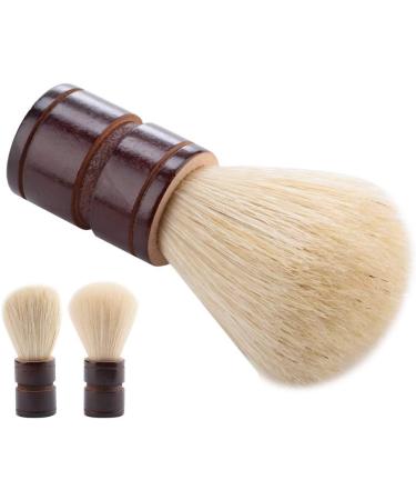 Anggrek Traditional Shaving Brush - Portable Men's Nylon/Bristle Brush for Home & Salon | Premium Wooden Rasier Brush with Shaving Foam & Soap - Buy Online on GoSupps.com