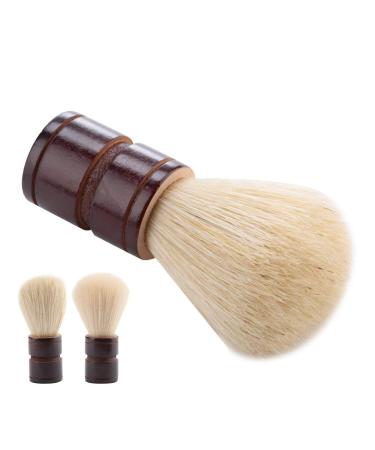 Shaving Brush Portable Wooden Handle Men's Beard Shaving Brush For Salon Home Travel Use (Lotus Wood+Bristle)