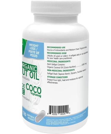 Benemax Plant Based Organic Coconut Oil. Antioxidant. 1000mg High Absorption Liquid Softgels. 120 count - Buy Online on GoSupps.com