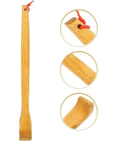 Ciieeo Wooden Back Scratcher Therapeutic Long Handle Back Massage Device for Home & Travel - Buy Online on GoSupps.com
