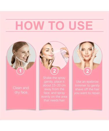 2 Set Hair Identifier Spray for Face Shaving & Dermaplaning Tool - 2024 Moisturizing Skin Care Spray - Buy Online on GoSupps.com