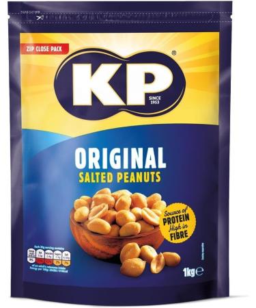 KP Nuts KP Dry Roasted Peanuts 1KG KP Original Salted Peanuts 1KG KP Peanuts Bundle Of 2 Dry And Salted Peanuts 2KG Boxed Treatz - Buy Online on GoSupps.com