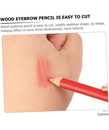Healeved 1 Set Eyebrow Pencil Eyebrow Pen Tattoos Pen Brow Pencil Dark Brown Makeup Supplies Wood Red 1 count (Pack of 1) Red - Buy Online on GoSupps.com