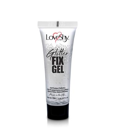 Glitter Fix Gel by LoveShy Cosmetics - Vegan Face and Body Adhesive Primer Glue for Glitter Eye Shadow Pigment Eye dust Application