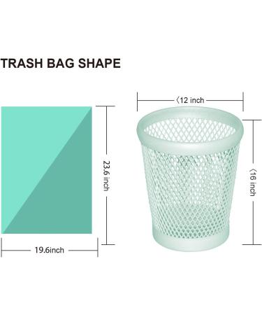 150 Count Organic Waste Bags (25L/6 Gal) - Eco-Friendly Kitchen & Office Garbage Bags - 50x60 cm Green - Buy Online on GoSupps.com