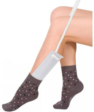 TNBUENO Sock Aid Device with Foam Handles - Compression Stocking Helper for Pregnant Women, Seniors, and Elderly - Buy Online on GoSupps.com