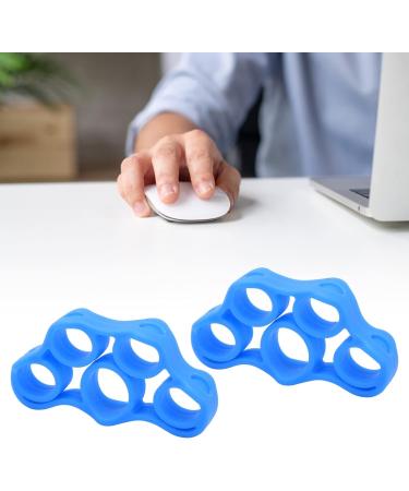 Finger Strength Exerciser Portable 2 Pcs Improve Finger Grip Finger Movement Washable Finger Strengthening for Elderly to Exercise Royalblue 8.8lb - Buy Online on GoSupps.com