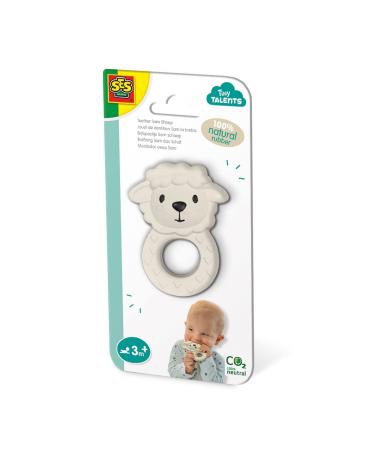 SES Creative 13164 Teething ring Sam the sheep-100% natural rubber