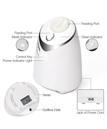 NDLLGOF Fruit Face Mask Maker Machine - DIY Vegetable Facial Pack Kit with Collagen Pills | Smart Automatic Beauty Machine for Facial/Eyes SPA - Buy Online on GoSupps.com