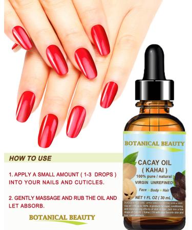 Buy Botanical Beauty CACAY Kahai Oil - 100% Pure Natural Anti-Wrinkle Face Oil with Retinol & Vitamins | 1 Fl. Oz - Buy Online on GoSupps.com