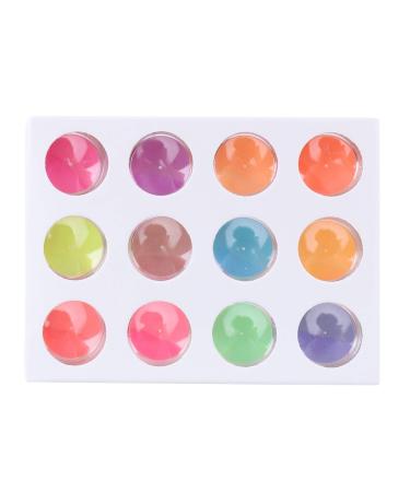 Fluorescence Nail Powder - 12 Box Acrylic Powder Neon Nail Glitter Dust Nail Art Decoration