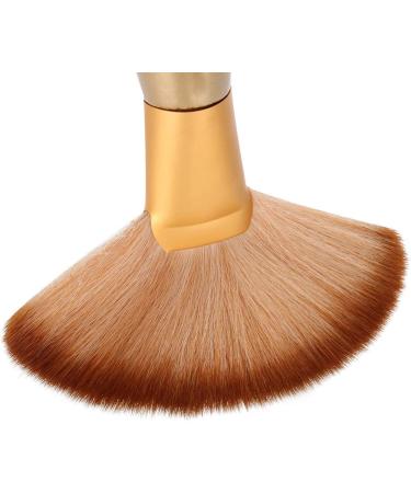 Soft Fan-shaped Brush Barber Hair Cutting Salon Neck Face Duster Brush Stylish Hair Cutting Tools Hairdressing Attachment with Handle Suit for Stylist Barber - Buy Online on GoSupps.com