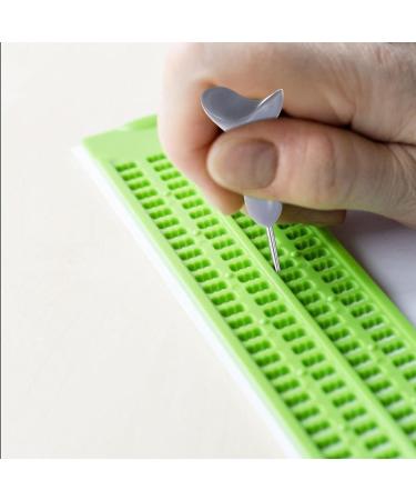 Healeved Braille Stylus Saddle-Shaped Braille Slate Stylus Plastic Braille Pen Braille Writing Tool for Blind and Visually Impaired - Buy Online on GoSupps.com