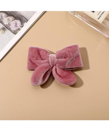 Vintage Duckbill Hairpin Set: 5 Plush Fashion Hair Bow Clips for Kids Simple Small Decorative Girls' Accessories - Buy Online on GoSupps.com