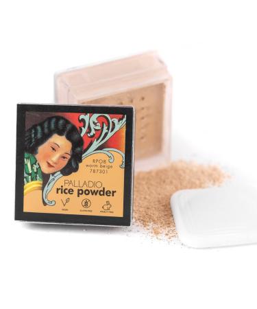 Buy PALLADIO Rice Powder - Warm Beige | International Shipping Available | Flawless Finish Makeup - Buy Online on GoSupps.com