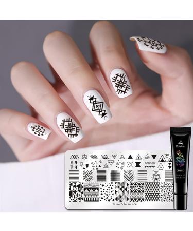 Biutee Nail Stamper Kit - Silicone Nail Art Stamping Tool with Gel Polish, Stencils & Replaceable Head - Buy Online on GoSupps.com