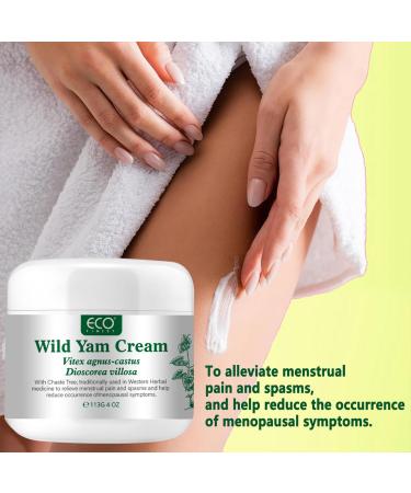 Wild Yam Cream for Hormone Balance | 100% Natural Organic Support for Women | Menopause & Perimenopause | All Skin Types - Buy Online on GoSupps.com