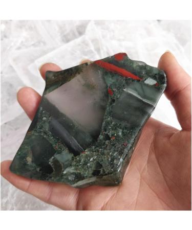 Natural Dragon Blood Crystal Rough Raw Stone Slabs Bloodstone Quartz Samples Coaster Plate Collections Specimens in Bulk Raw Stones and Minerals (Size : 500g 2pc) (Size : 500g 2pc) - Buy Online on GoSupps.com